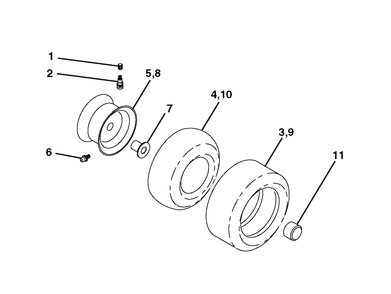Part Location Diagram of 704986 Briggs and Stratton Tube